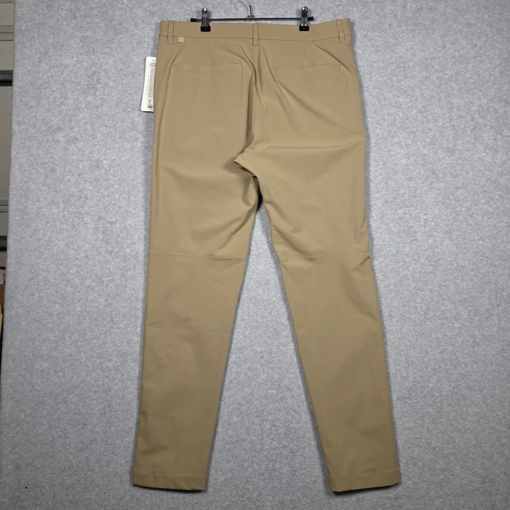 Lululemon Pants Mens 34x31 Light Brown Commission Pant Slim Fit ABC Warpstream